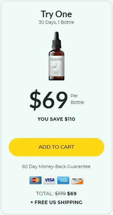 ZenCortex 1 bottle price